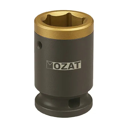 Krafthylsa OZAT – 1/2" Steel-Aluminium 6-kant, Nyckelvidd 14 mm, L 50 mm – 0814AP