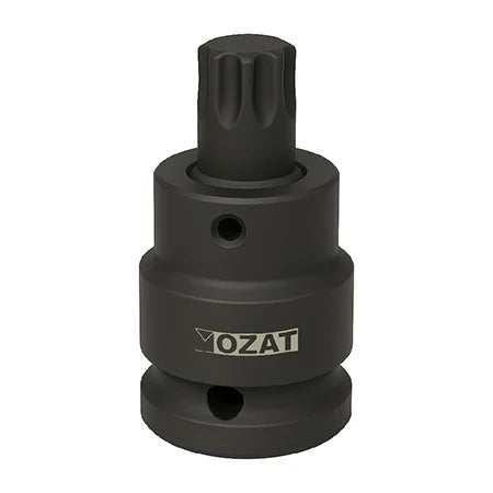 Krafthylsa OZAT – 1/2" Torx Bit-Driver 2-delad, Storlek T30, L 57 mm – 08T30