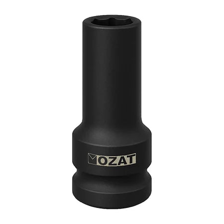 Krafthylsa Impact Socket OZAT 1" – 6-kant Thin Wall Lång