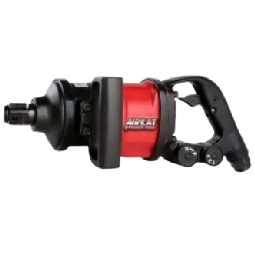 AIRCAT 1" Sq Dr Impact Wrench (2" Anvil) Lightweight Straight Rear Handle