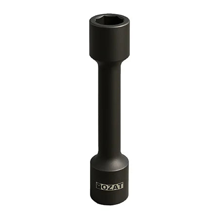 Krafthylsa OZAT – 3/8" LOV 6-kant, Nyckelvidd 6 mm, L 200 mm – LOV06M06L200