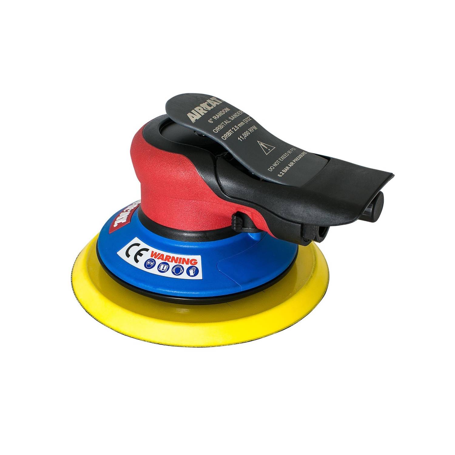 AIRCAT 6" D.A Palm Sander, Non-vac 3/32" Orbit