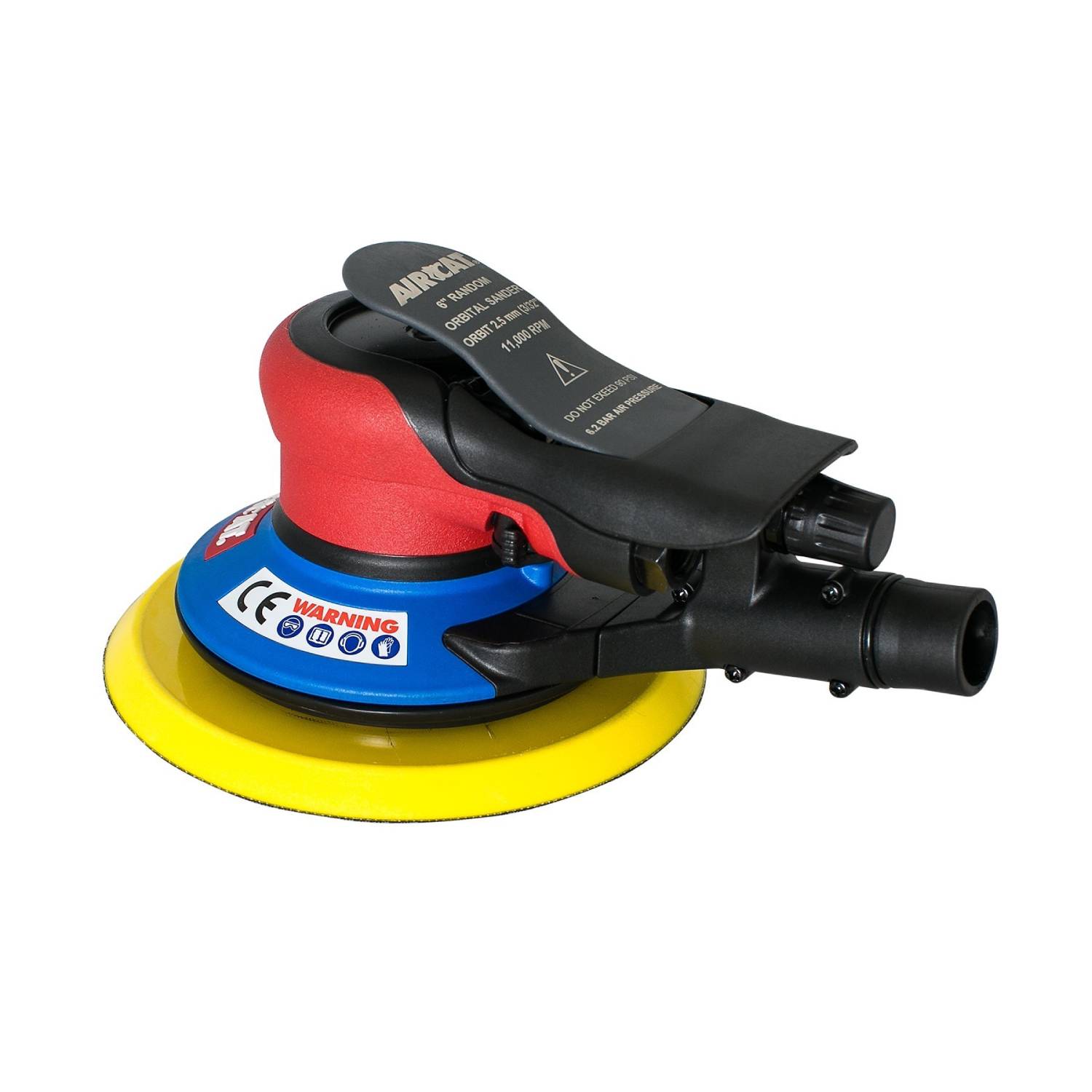 AIRCAT 3" D.A Palm Sander, Central Vac 3/32" Orbit