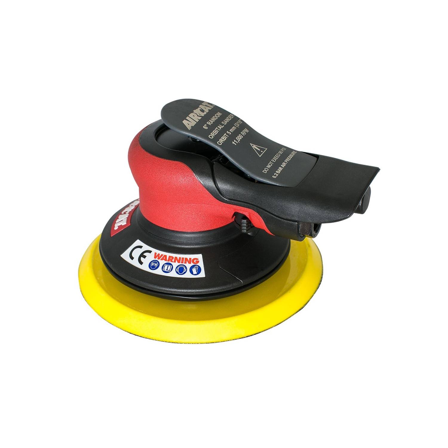 AIRCAT 6" D.A Palm Sander, Non-vac 3/16" Orbit