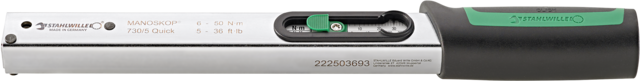Momentnyckel Manoskop® 730 Fix 20-100N-M 9 X L. – Stahlwille