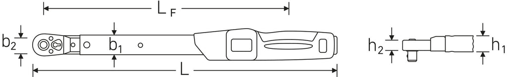 Momentnyckel Service MANOSKOP® 730NR – Stahlwille